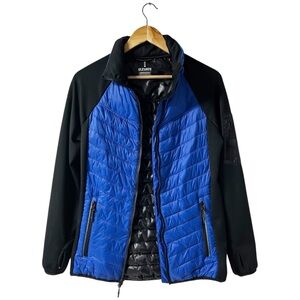 NWOT Elevate Banff Hybrid Insulated Jacket Women's Sz S/P Blue/Black
